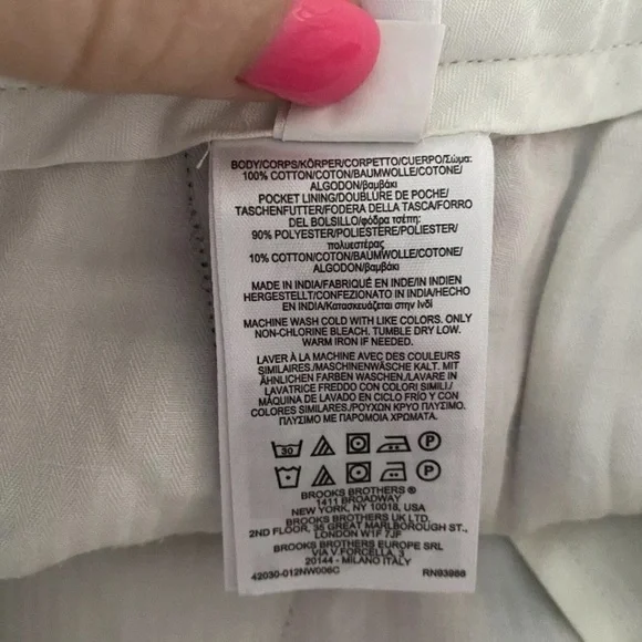 Brooks Brothers Plaid Cotton 10”‎ Shorts Men’s Size 33 (1076) - Picture 8 of 8